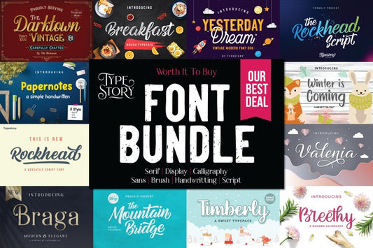 Ultimate Fonts Bundle 1.5 Lakh+ Fonts